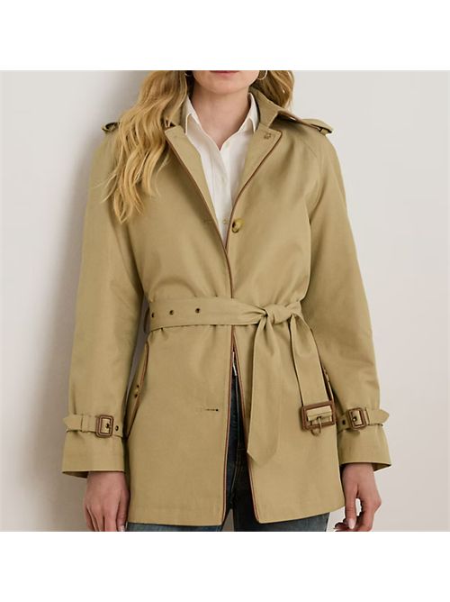 SB RG PU 30-LINED-COAT LAUREN RALPH LAUREN | 297979525001BIRCH TAN